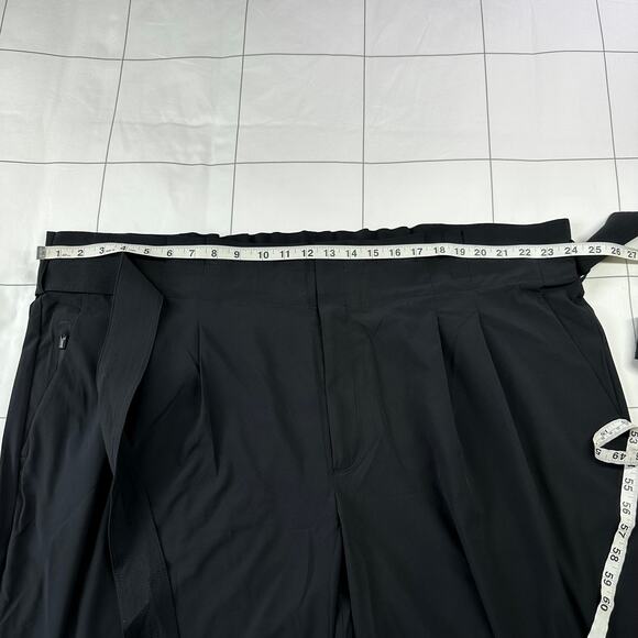 Athleta Pants Womens 24 Black Skyline Paperbag High Rise Commute Travel Work - Picture 8 of 13